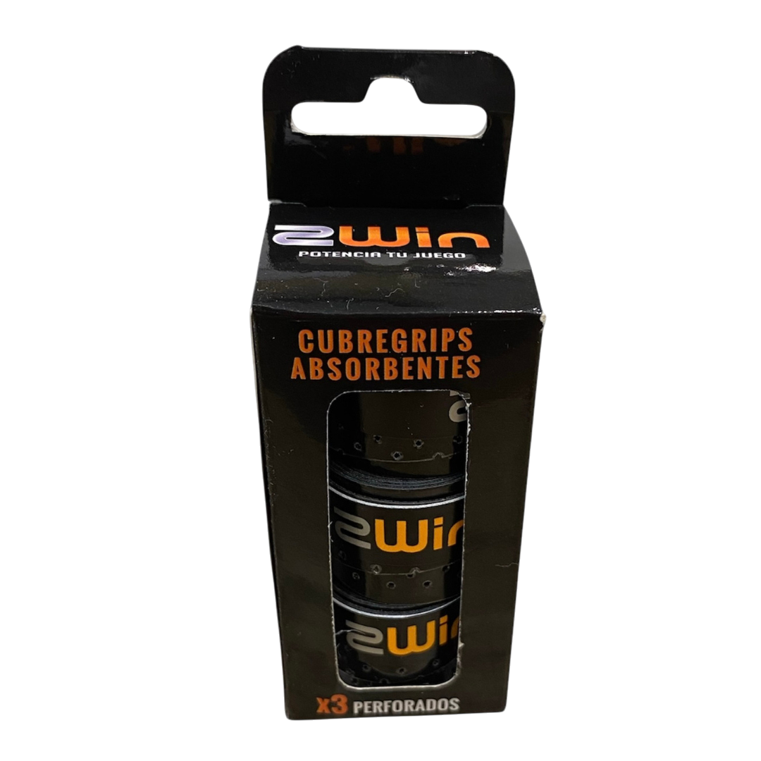 Cubre Grips Perforados Overgrips 2Win Cajita x 3 unidades (1)
