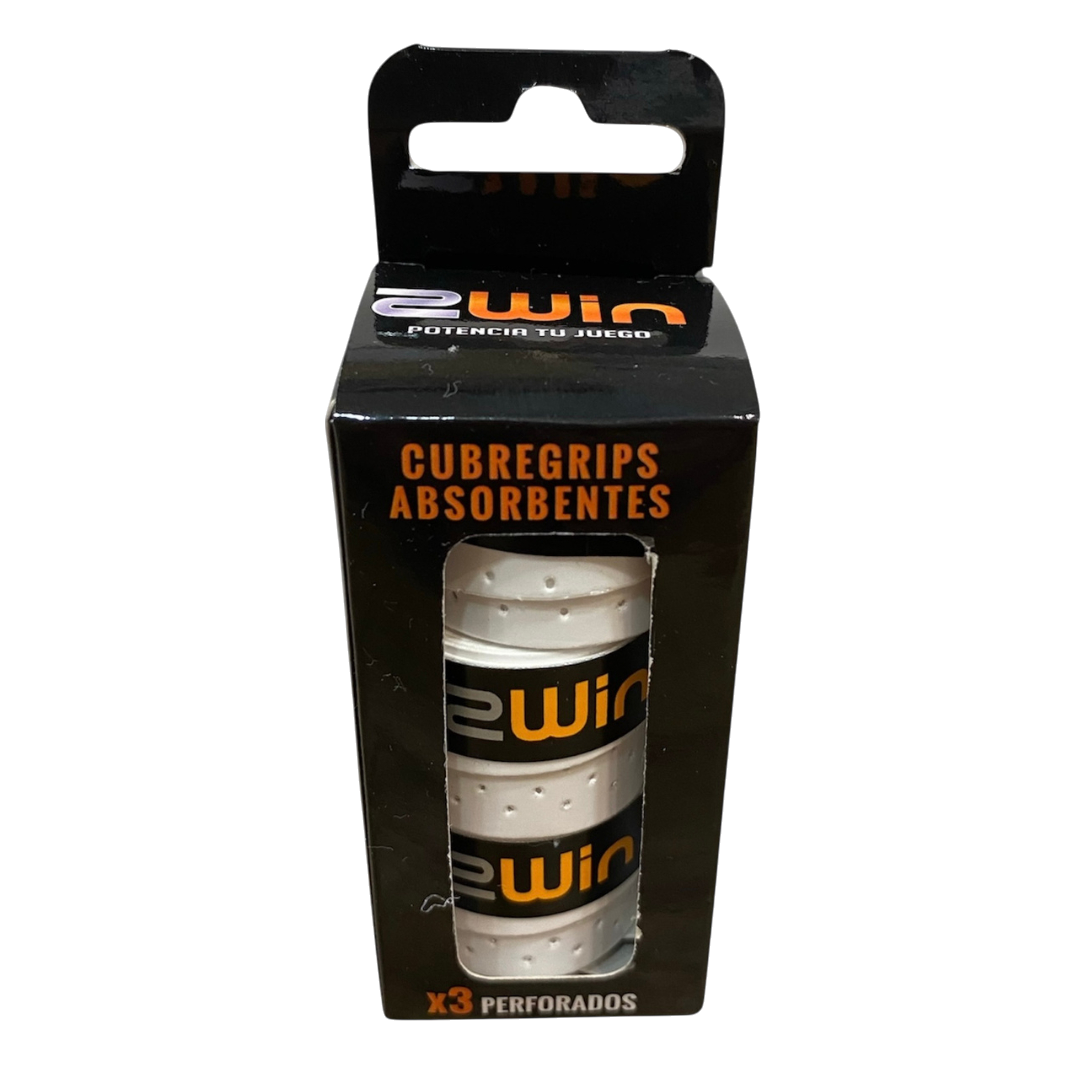 Cubre Grips Perforados Overgrips 2Win Cajita x 3 unidades (2)