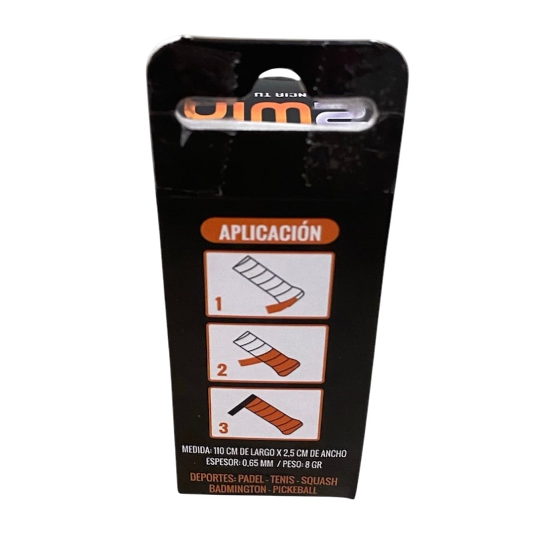 Cubre Grips Perforados Overgrips 2Win Cajita x 3 unidades DORSO