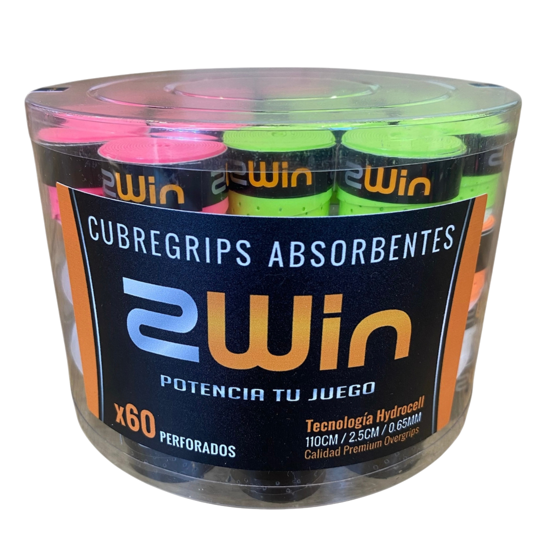 Cubre Grips Perforados Overgrips 2Win Surtidos Caramelera x 60 unidades (1)