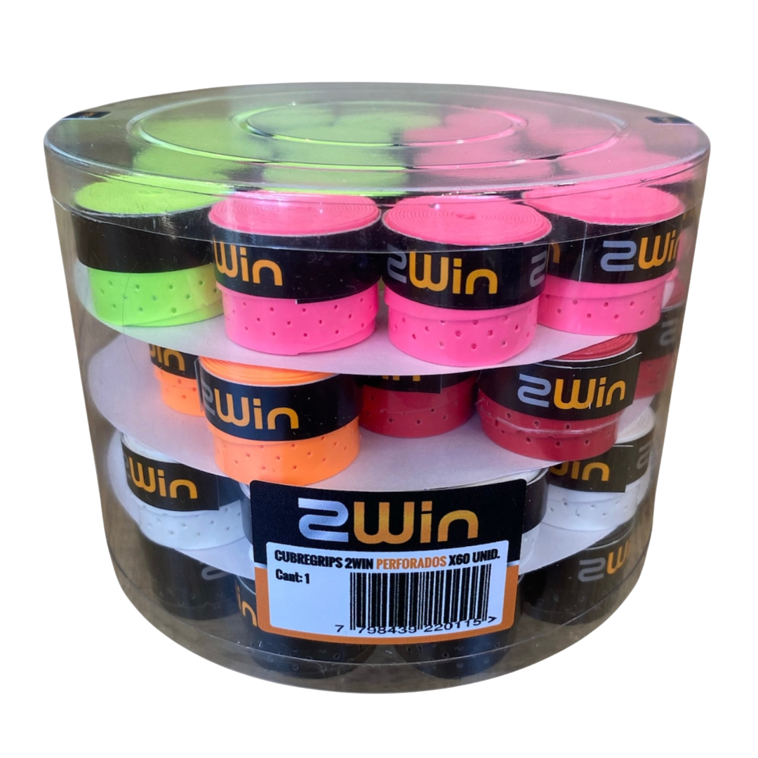 Cubre Grips Perforados Overgrips 2Win Surtidos Caramelera x 60 unidades (2)